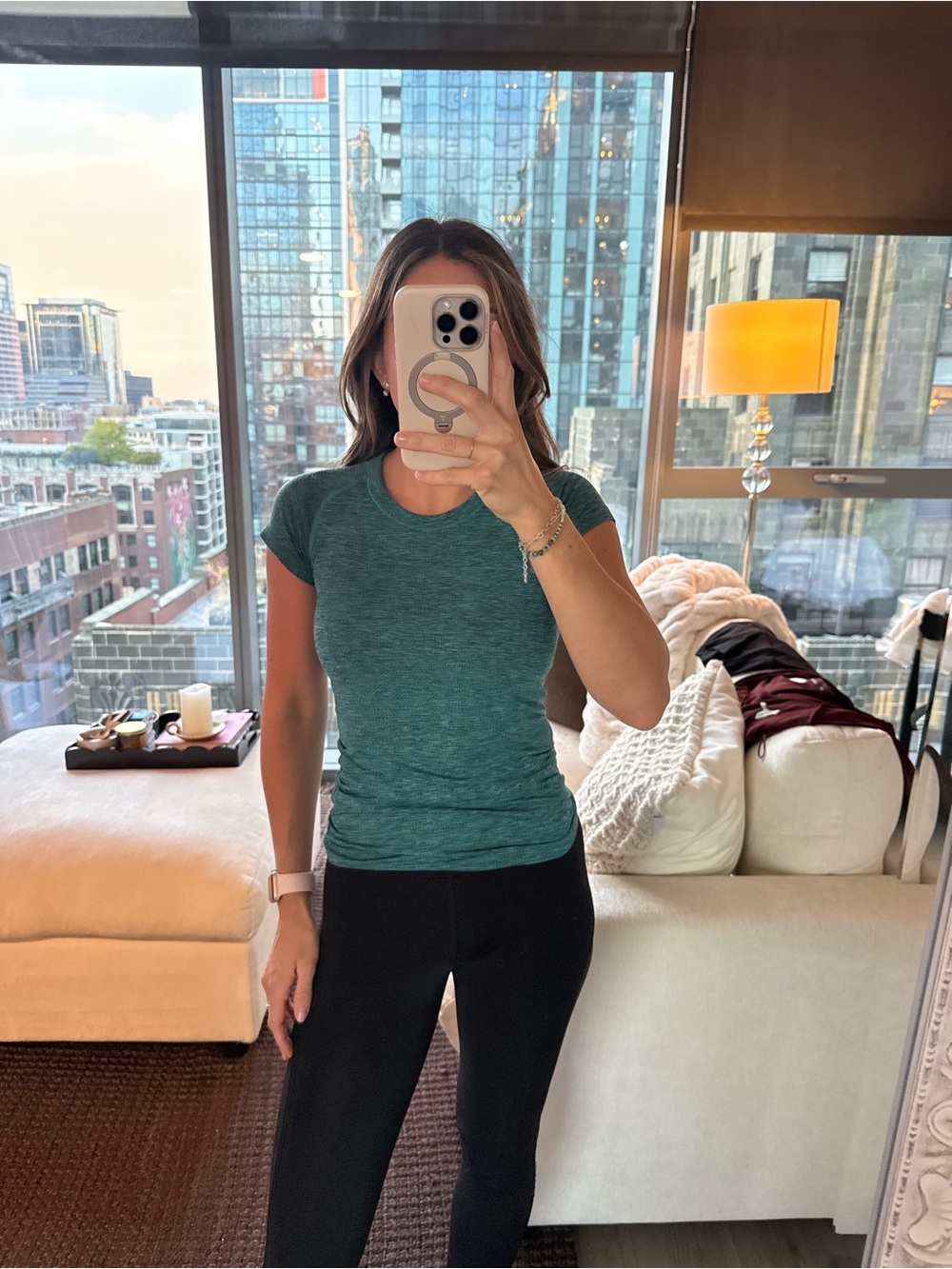 lululemon athletica Heather Short-Sleeve Performance Tee